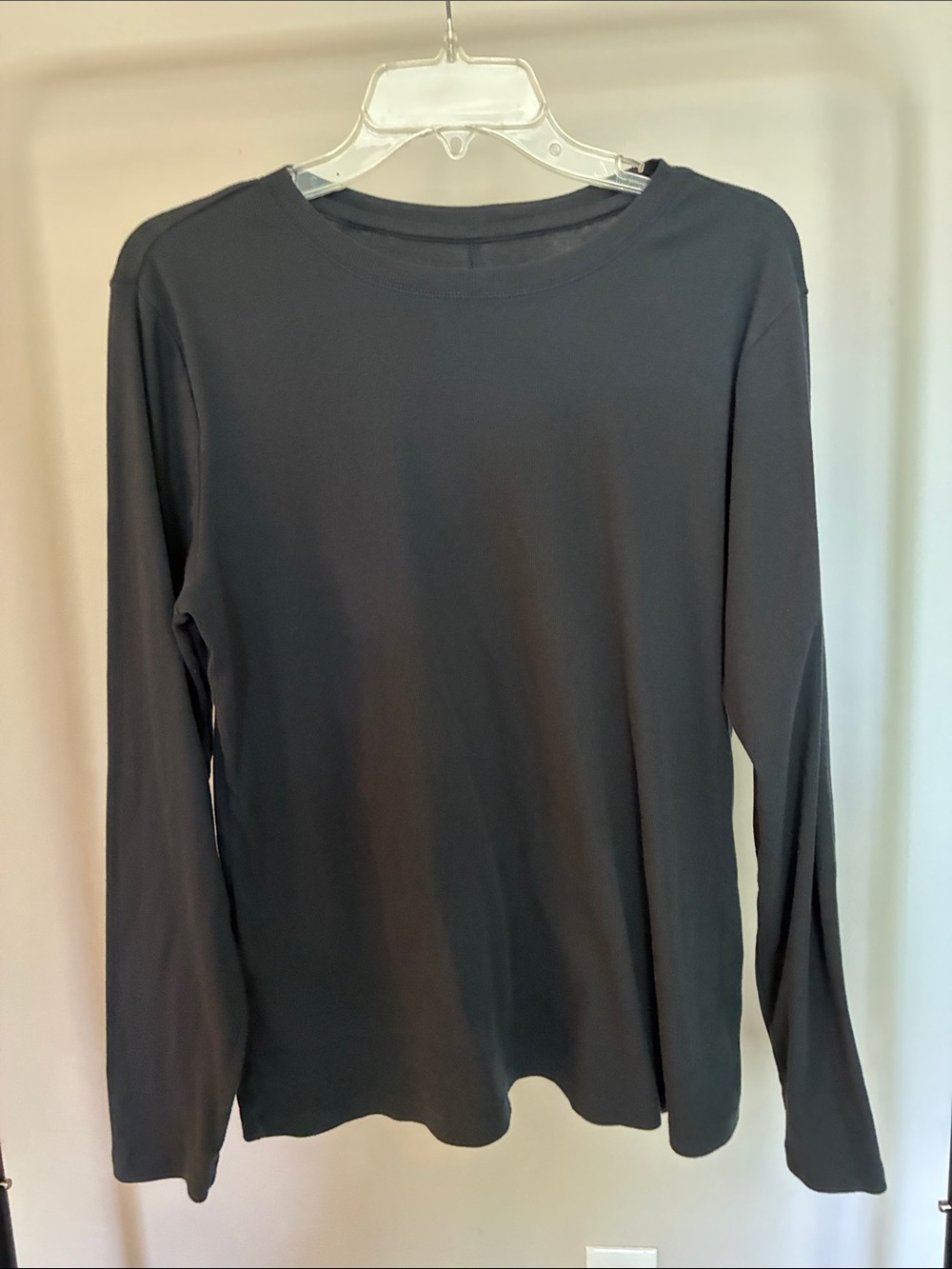 Universal Thread charcoal gray Ribbed Long Sleeve Tee